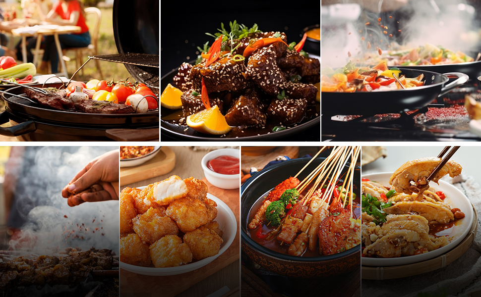 Bokknppo 2 Burner Propane Stove Outdoor Double Burner Gas