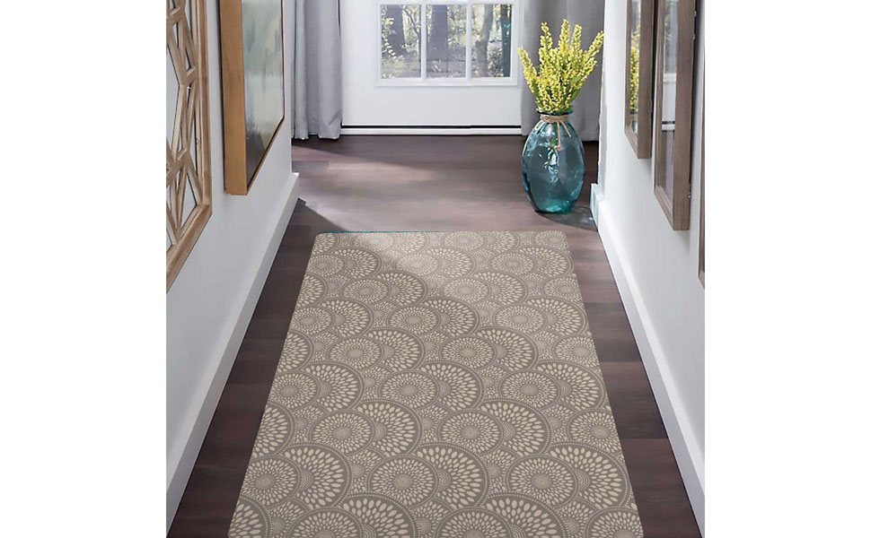 Shape28 Hallway Mat UltraThin Kitchen Runner Rug with Non