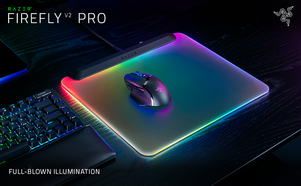 マウス・トラックボール Razer Firefly V2 Pro PhantomGreenEdition Razer Firefly V2 Pro - Podkładka pod mysz do gier RGB