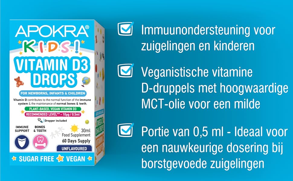 vitamine d druppels