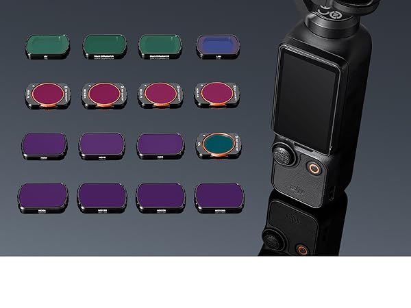 DJI OSMO POCKET 3軸ジンバル+ND16PLフィルター Amazon.com : K&F Concept ND, ND/PL, Effect Filter for DJI