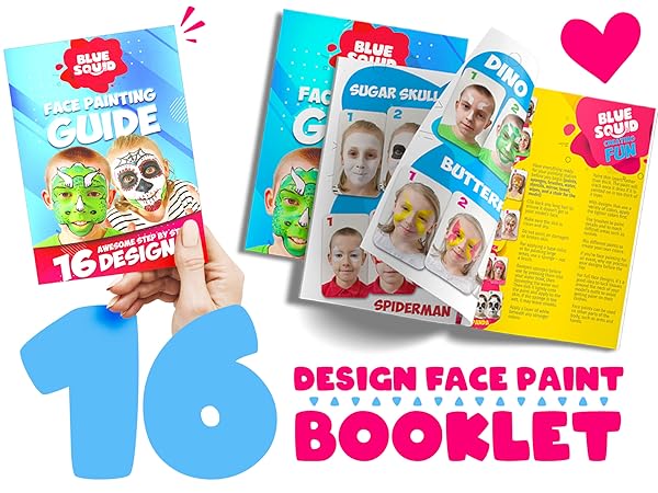 face paint kit for kids face painting set childrens paint art facepaint facepainting gift halloween