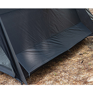 STOVEHUT Black Lightweight Shelter with Two Tarp Poles and Two Tent Poles