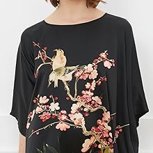 silk robe for women