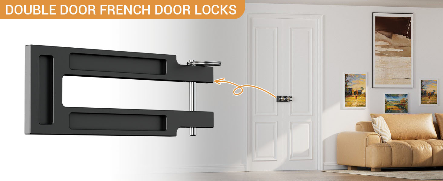 DOUBLE DOOR FRENCH DOOR LOCKS