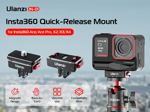 Amazon.com : Ulanzi Quick Release Mount for Insta 360, Snap