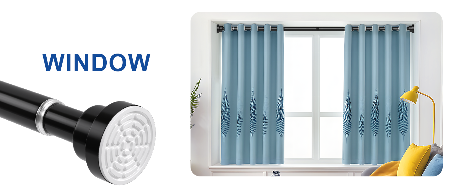 Tension Curtain Rod or Windows