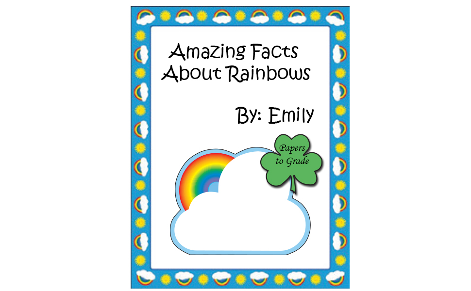 Use sticky notes like the shamrock for notes, such as which papers need to be graded