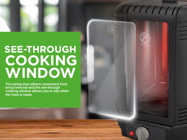 Vertical Countertop Rotisserie Oven Roaster;Oven Roaster,Oven;Kebab Machine;Rotisserie Oven