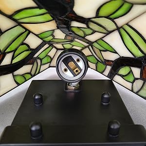SAMTEEN Tiffany Style Wall Sconce 11 Inches Vintage 1-Light