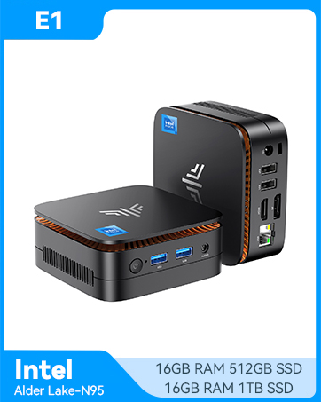 高性能 MINI PC Intel N150 Ram 16gb, Ssd 512 Mini PC N150 Intel 13th Mini Computers, W-11 Pro 16GB DDR4 RAM