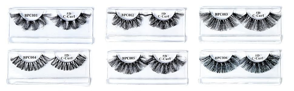 BlackPink C-Curl 5D Silk Permed Lash Extra Curl & Volume Fluffy Reusable Light Weight Natural