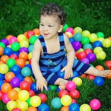 Ball Pit Balls 100 Count 8 Colors