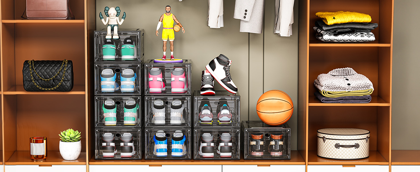 shoe boxes