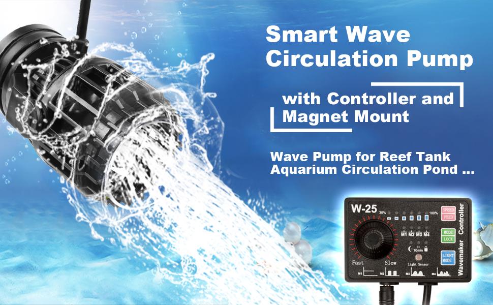 GBGS 2000 GPH Smart Wave Circulation Pump with Controller,Wave Pump for