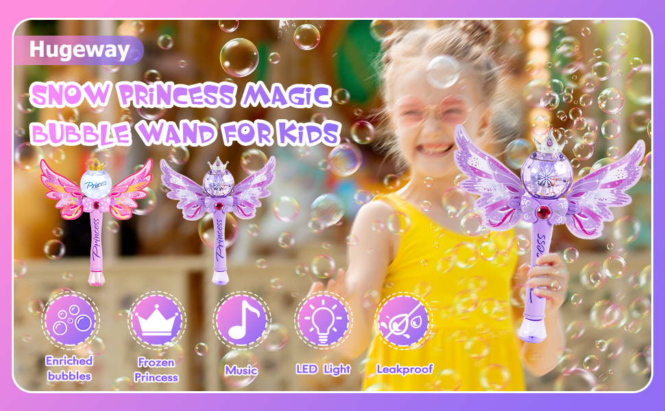Bubble wand-Pink&Purple-A1