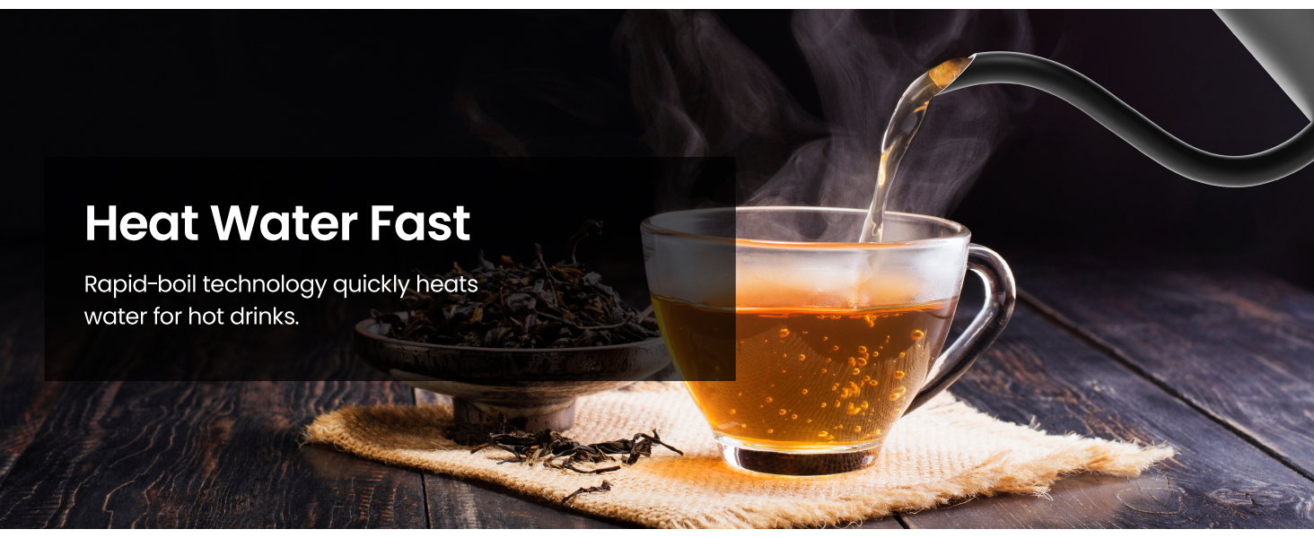 Heat water fast