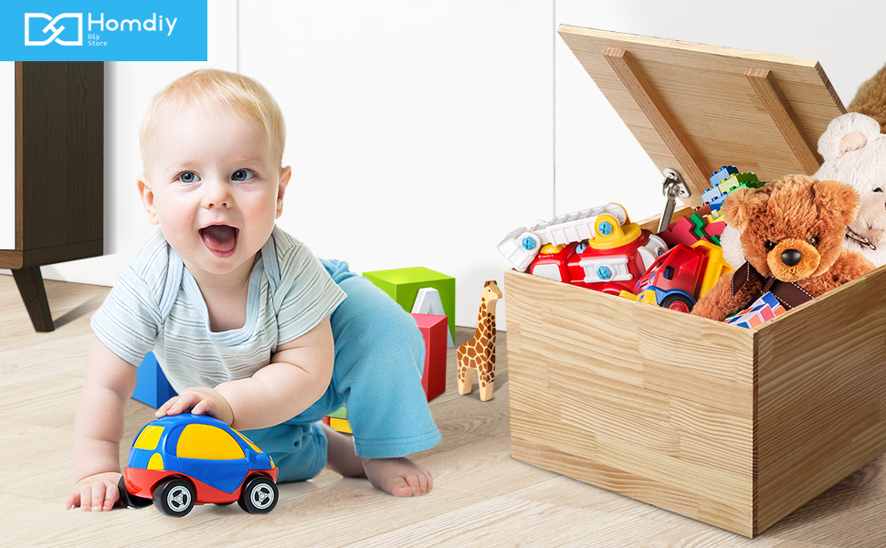 Homdiy Lid Support Hinge Soft Close Hinges for Wooden Box Toy Box