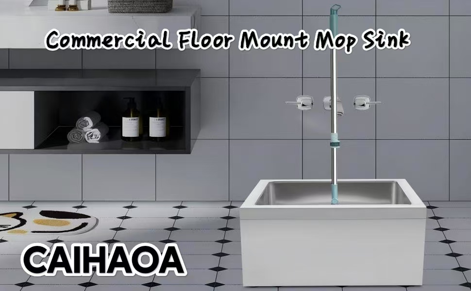 ⭐︎もも⭐︎ Commercial Floor Mount Mop Sink, 22