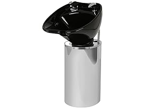 Buy-Rite Paris Pedestal Unit with Black Bowl_NIN-030-BLK