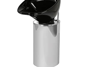 Buy-Rite Paris Pedestal Unit with Black Bowl_NIN-030-BLK