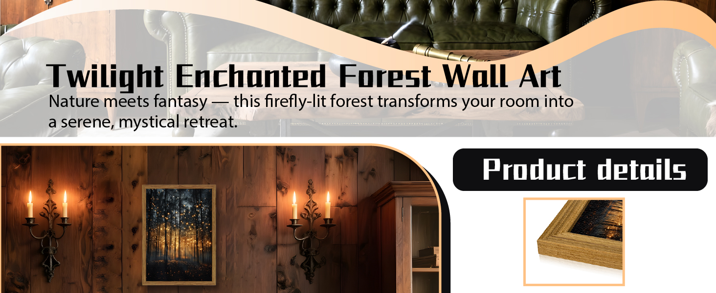 Twilight Enchanted Forest Wall Art