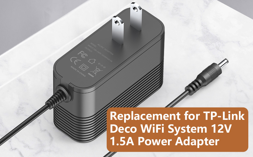 Tp-link deco m5 5台　ACアダプター Amazon.com: 12V Power Cord Replacement for TP-Link Deco M5