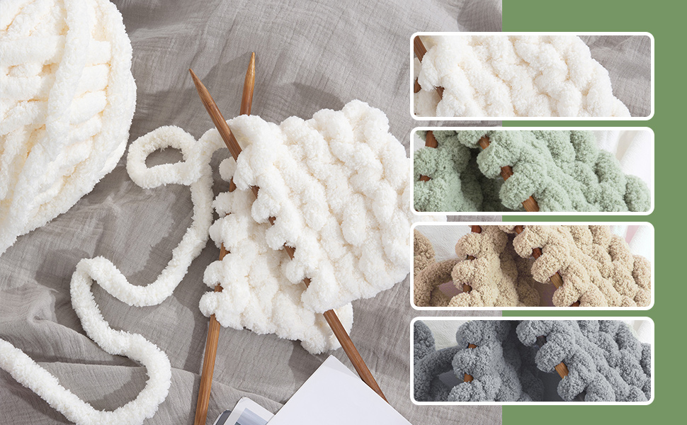 MABOZOO Fluffy Jumbo Chenille Yarn for Crocheting, Soft Plush for Hand Knitting
| MABOZOO Chunky Chenille Yarn, Perf B77e8882 0fdd 4644 A5fd 9278d16872b3. CR0,0,970,600 PT0 SX970 V1