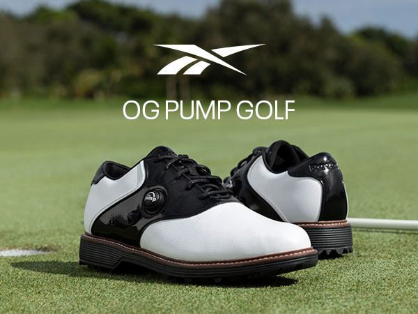 Reebok OG PUMP GOLF CHALK BLACK スニーカー Amazon.com: Reebok(リーボック) Men's Sneakers Golf Shoe
