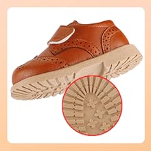 Boys Girl Shoes Toddler Kids School Wedding Dress Brown Black formal Size 4 5 6 7 8 9 10 11 UK Child