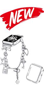 Bling apple watch bands