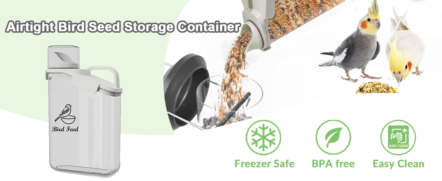 bird seed storage container bird food container bird seed bin