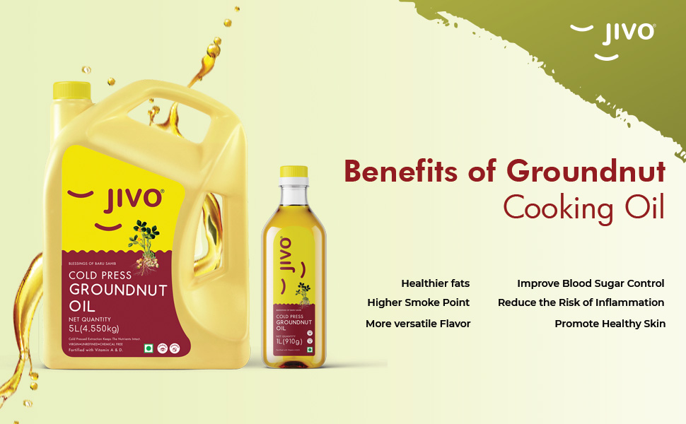 cold pressed groundnut cooking edible oil