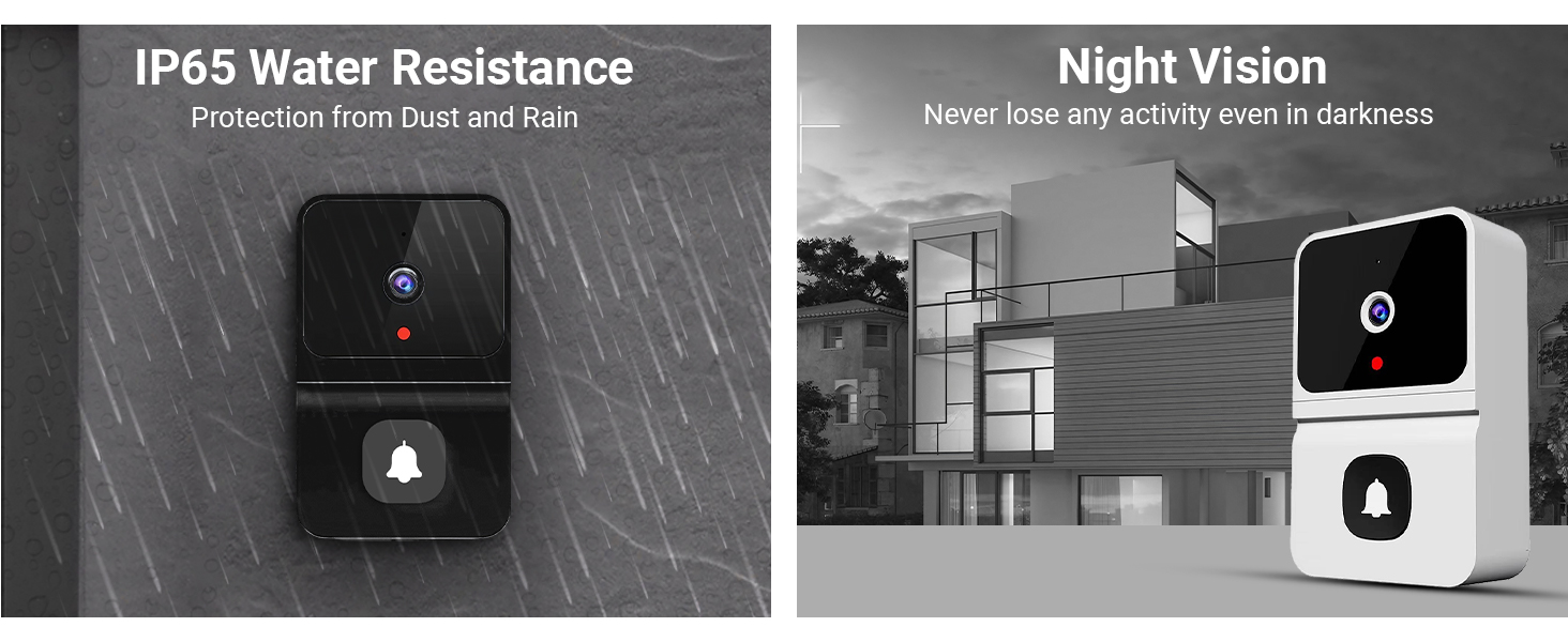 Night vision doorbell