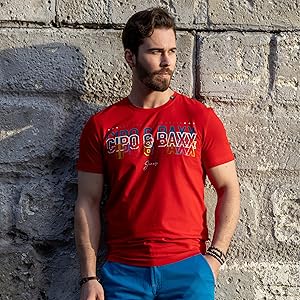 Cipo & Baxx Herren Prägedruck Print T-Shirt Kurzarm Trendig Design für Jünglinge CT737 B7935b9e 0206 401d 8173 7f1f34bdf41a. CR0,0,2000,2000 PT0 SX300 V1