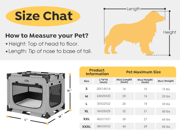Amazon.com : Veehoo 36 inch Soft Dog Crate, Lightweight Dog