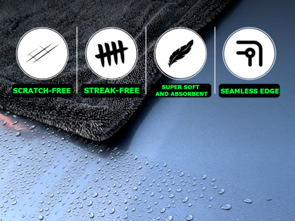 Amazon.com: Car Drying Towel, Large Premium Microfiber