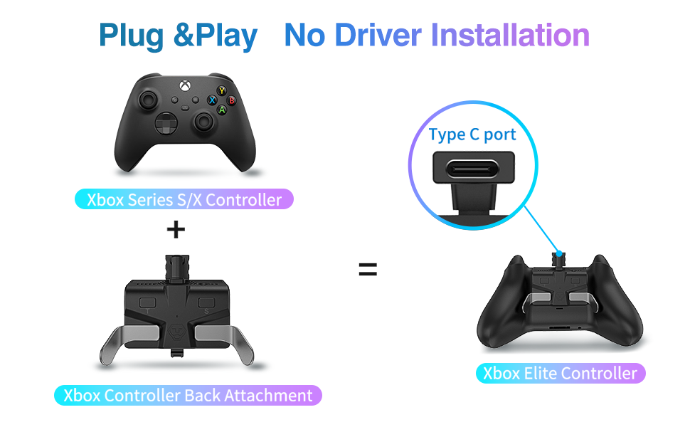 Paddles for Xbox Series Controller, Strike Pack Multifunctional Back Button