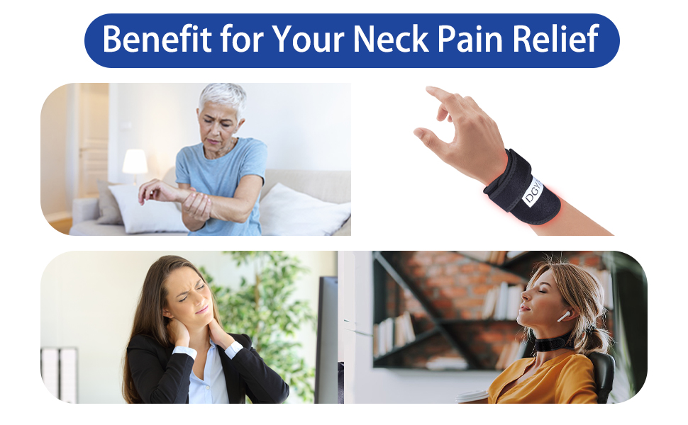 Red Infrared Light Therapy Neck and Shoulder Pain, Wearable