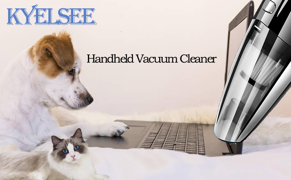 Kyelsee Portable Cordless Handheld Car Vacuum Cleaner