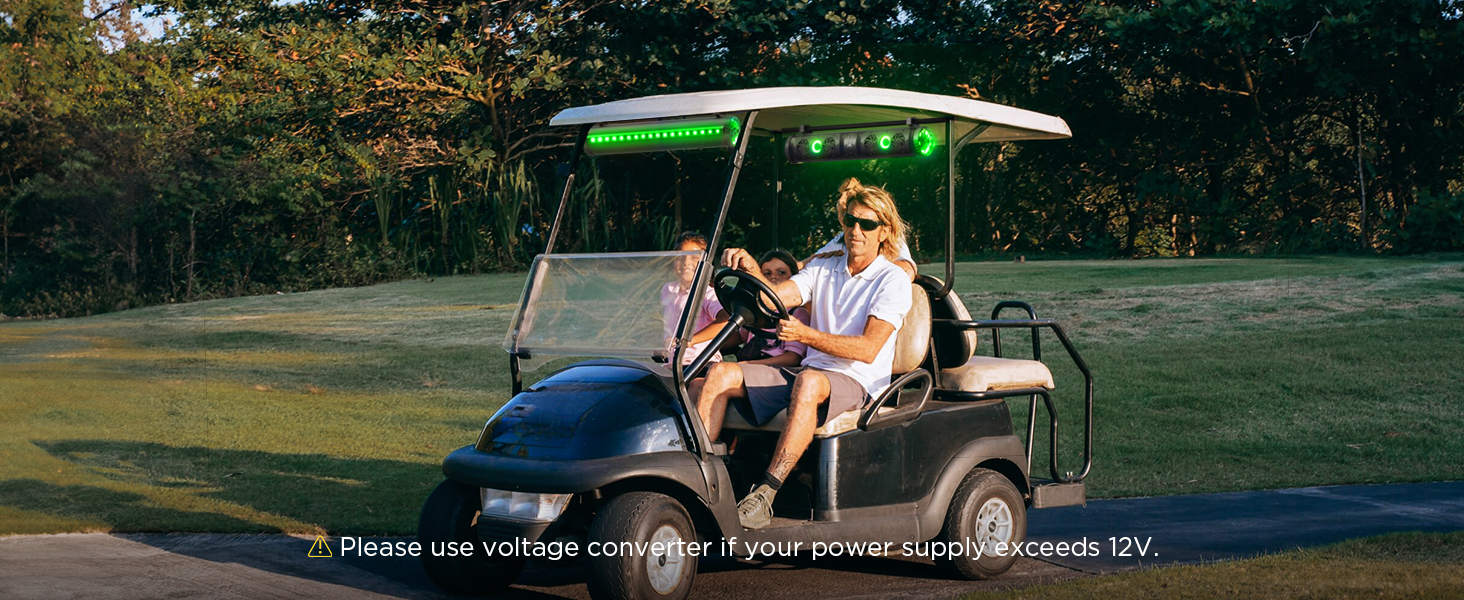 golf cart sound bar 