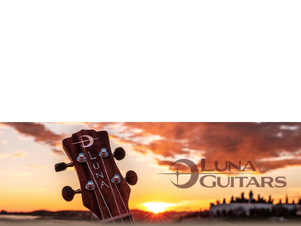 Amazon.com: Luna Guitars, 4-String Ukulele (UKE HTT KOA