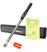 SUZUME Digital Torque Wrench (12.5-250.9 Ft. Lb/ 17-340.2 N.m) ±2% High Accuracy Digital Torque W...