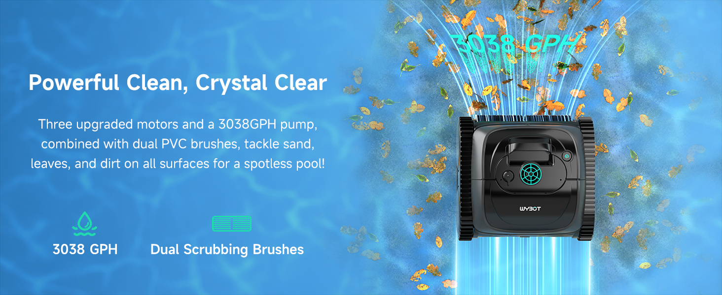 WYBOT C1 Cordless Pool Vacuum