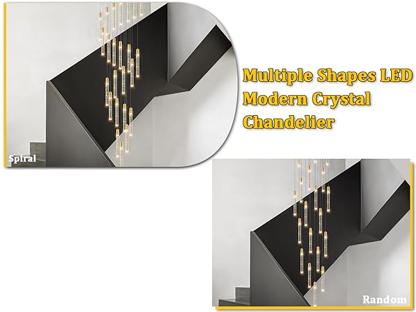 ❤︎ha12ra10❤︎ HAIXIANG 14-Lights Modern Chandelier Bubble Crystal 118
