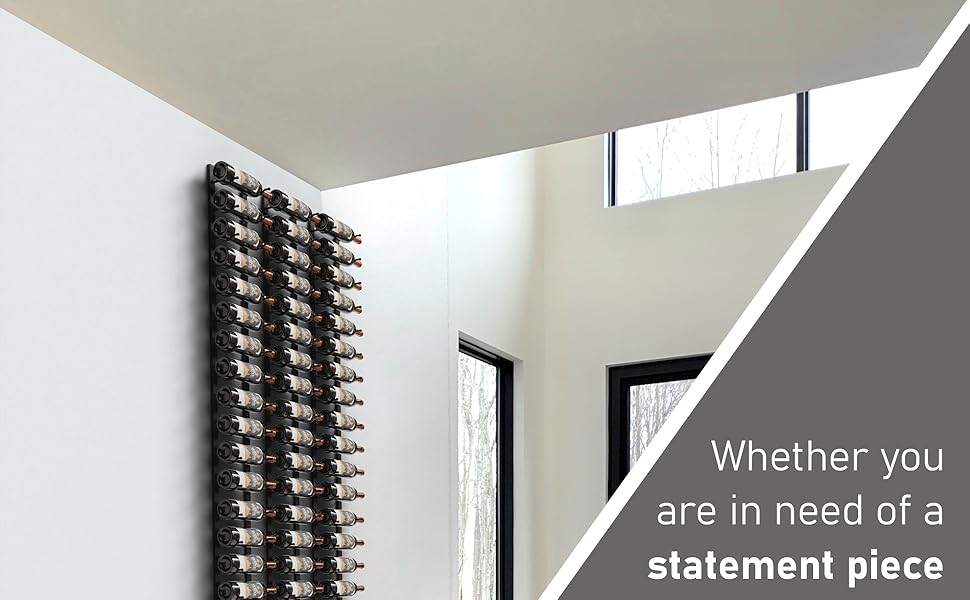 Jagged Ridge Wine Rooms 12 Bottle Wall Mounted Wine Rack