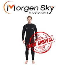 Amazon | MORGEN SKY ウェットスーツ フルスーツ 5mm フード