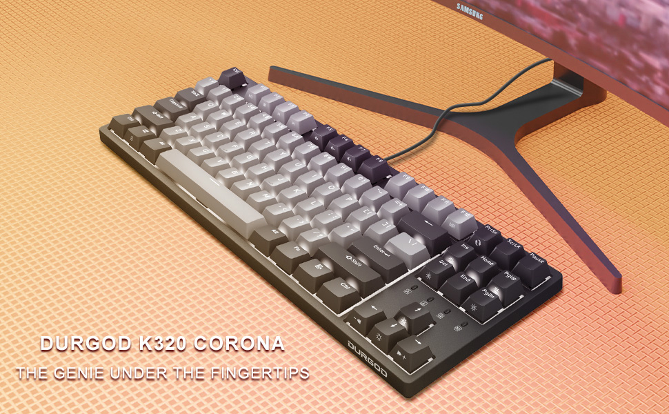 PC周辺機器 DURGOD TAURUS Amazon.com: DURGOD Taurus K320 TKL Mechanical Gaming