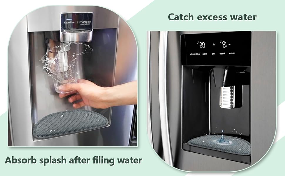 Refrigerator Drip Catcher for Water Tray 4 Pack Semi