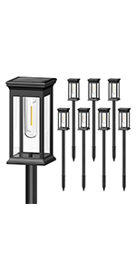 Solar pathway lights outdoor